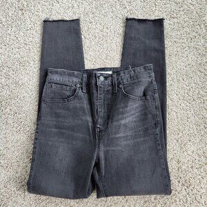 Madewell Curvy High Rise Skinny Black Jeans